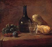 Jean Baptiste Simeon Chardin Still life with plums Sweden oil painting artist